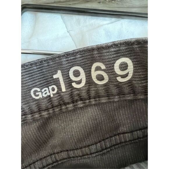 Gap 1969 dark brown corduroy skirt 26 - Picture 3 of 5
